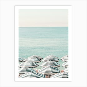 Beach Umbrellas 2 Art Print