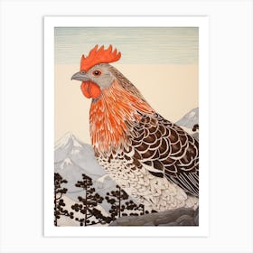 Bird Illustration Grouse 1 Art Print