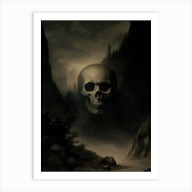 Skull In The Sky Art Print