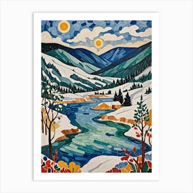 Winter Colours Art Print