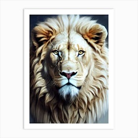 Lion Head 57 Art Print