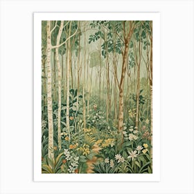 Green Woods Art Print