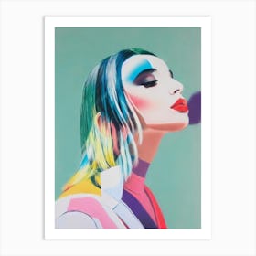 Hrvy Colourful Illustration Art Print