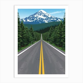 Road To The Mountains 2 Art Print