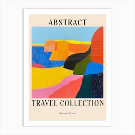 Abstract Travel Collection Poster Guinea Bissau 2 Art Print