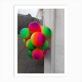 Balloons On The Wall Art Print