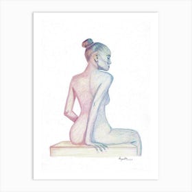 Nude Portrait 1 Art Print