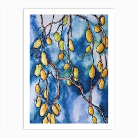 Jackfruit Classic Fruit Art Print