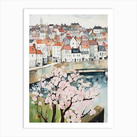 Whitby (North Yorkshire) Painting 3 Art Print