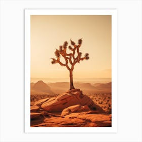  Photograph Of A Joshua Tree In Grand Canyon 1 Art Print