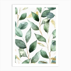 Eucalyptus Leaves 20 Art Print