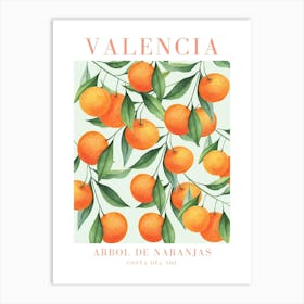 Orange Valencia Spain Art Print