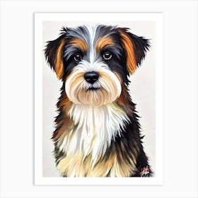 Lhasa Apso 2 Watercolour Dog Art Print