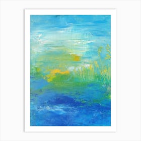 'Blue Lagoon' Art Print