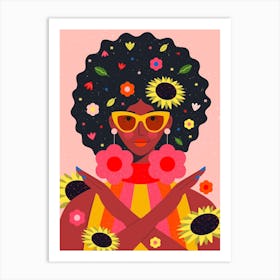 Flower Power Art Print