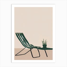 Lounge Chair Art Print