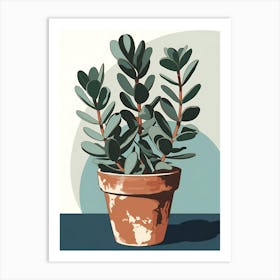 Cactus In A Pot 1 Art Print