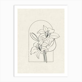 Lily Flower Art Print