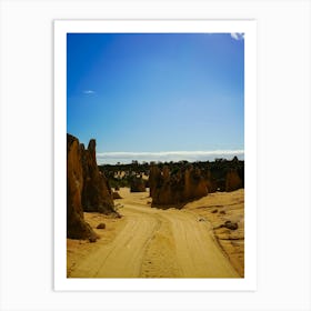 Discovering Pinnacles Rocks: A Geological Marvel In Western Australia Art Print