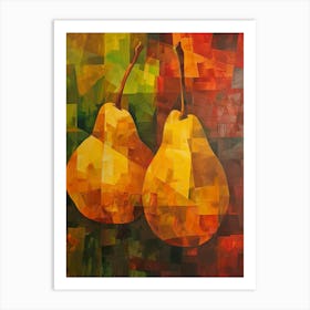 Two Pears 9 Art Print