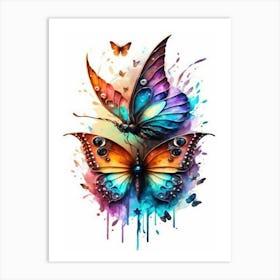 Butterfly Painting Art Print