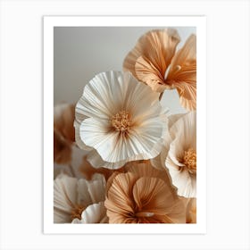 Paper Flowers 37 Art Print