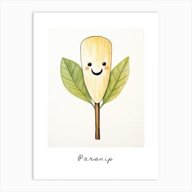 Friendly Kids Parsnip Poster Art Print