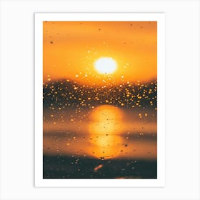 Sunset Through A Window Art Print