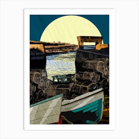 Boat Yard Art Print