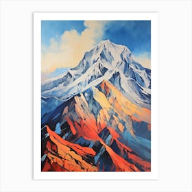 Mount Mckinley Denali Usa 4 Mountain Painting Art Print