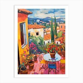 Granada Spain 4 Fauvist Painting Art Print