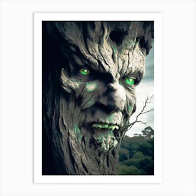 Tree Monster Art Print