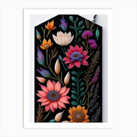 Floral Wall Art Art Print