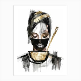 Ninja Girl Art Print