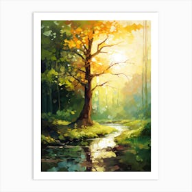 Tree In The Forest Art Print