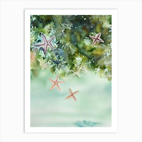 Sea Star Storybook Watercolour Art Print