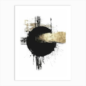 Black And Gold 41 Art Print