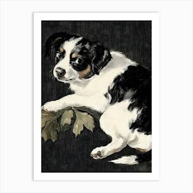 Dark Gothic Jack Russell Greeting Card Art Print