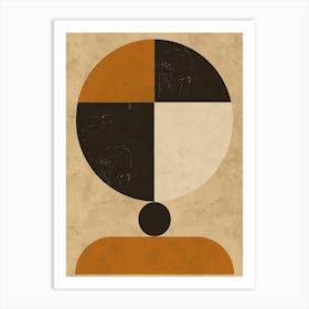 Man In A Circle Art Print