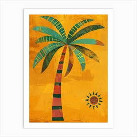 Palm Tree Canvas Print Art Print