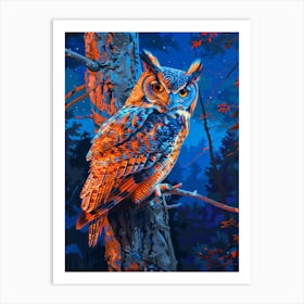 Great Horned Owl 1 Art Print