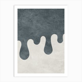 Melting Blues Art Print