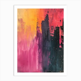 Abstract Cityscape 3 Art Print