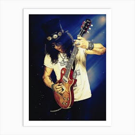 Superstars Of Slash Gnr Art Print