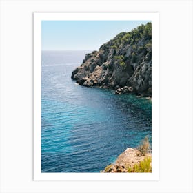 Coastal view of Ibiza // Ibiza Nature & Travel Photography Art Print