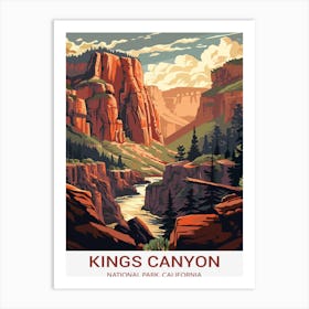 Kings Canyon National Park Art Print