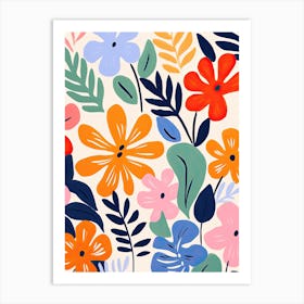 Flowers 14, Matisse style, Floral Art Print