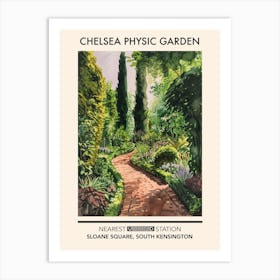 Chelsea Physic Garden London Parks Garden 3 Art Print