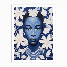 Blue Flower 3 Art Print