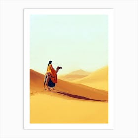 Sahara Desert Landscape Art Print